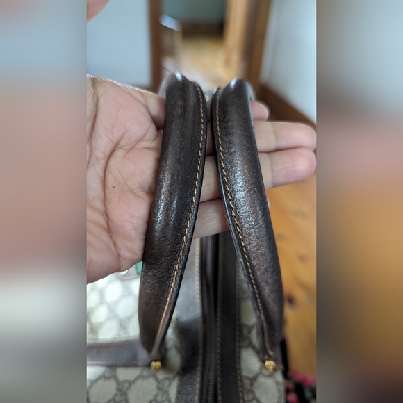 Gucci GG Canvas Web Sherry line Boston Bag - Picture 11 of 15